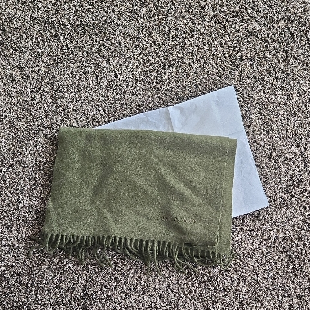 Longchamp Merino Wool Scarf